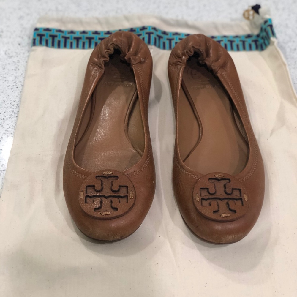 Tory Burch Camel Flats